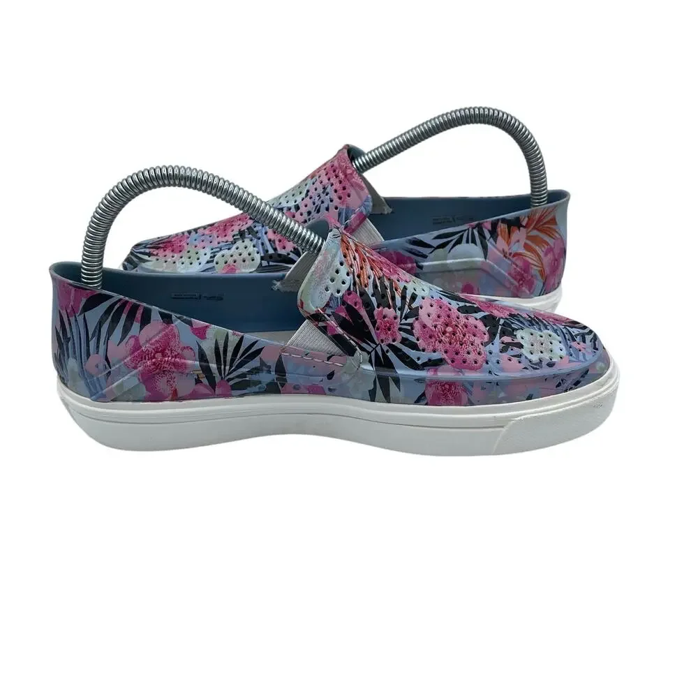 Crocs Citilane Roka Graphic Slip On Shoes Comfort Tropical Floral Womens 8